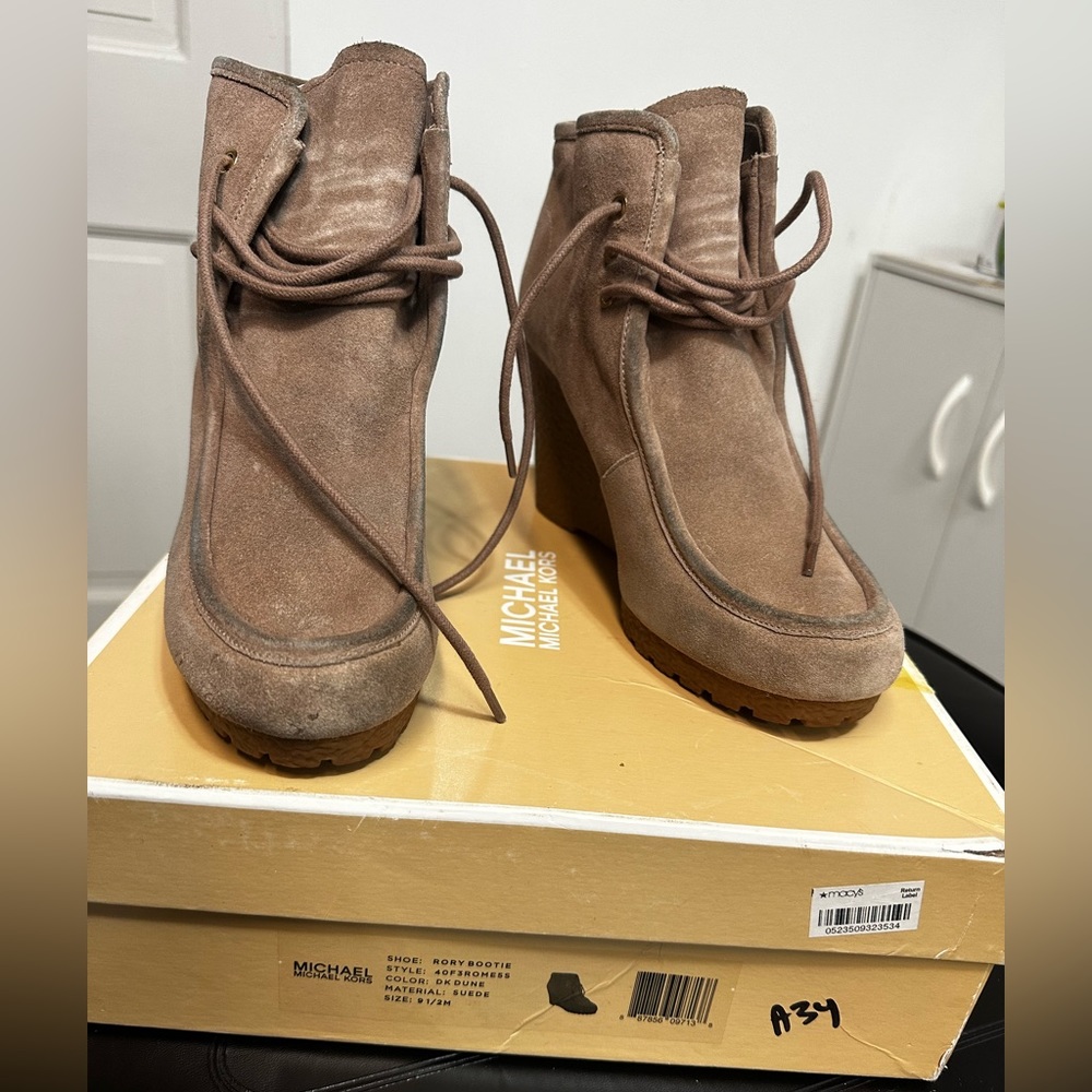 Michael Kors suede boots